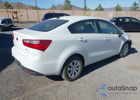 2013 Kia Rio Lx из США, поврежденный, VIN KNADM4A35D6147923